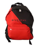 Givenchy Mens Red & Black Nylon Urban Backpack - One Size