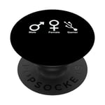 Male Female Gamer PopSockets PopGrip Interchangeable