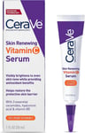 Cerave 10% Pure Vitamin C Serum with Hyaluronic Acid and for Skin Brightening,Fa