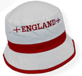 England Football Hat 100% Cotton Bucket Hat WORLD CUP 2022  RED