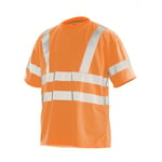 Jobman 5584 T-skjorte oransje, varsel, klasse 3 XXL