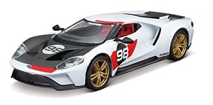 Bburago B18-41165 1:32 Race Heritage COLLECTION-2021 Ford GT, Assorted Designs and Colours
