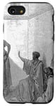 Coque pour iPhone SE (2020) / 7 / 8 Saint Pierre dans la maison Gustave Dore Religious Biblique Art
