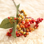 Artificial Berry Holly Branch Decorations Flower Arrangementsb As Picture L