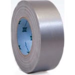 Roliba canvas tejp, vattentät, silver, 250 mikron, 50 mm x 50 m