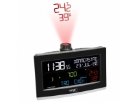 TFA-Dostmann View Show, Svart, Inne hygrometer, Inne Termometer, Utendørs Barometer, Plastikk, 10 - 99%, 0 - 50 °C, 32 - 99,9 °F