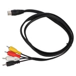 DIN 5 Pin Male To 4RCA Male Cable Pure Copper Wire Core Sound Adapter Cable MPF