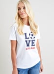 Tu World Cup Love England T-Shirt - 22 White female