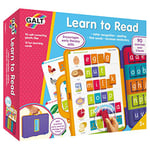 Galt Learn to Read - Word Learning Games for Kids - Improves Letter and Word Recognition, Spelling and Vocabulary Skills - 90 Exercises, 3 Difficulty Levels and Carry Case - Children Ages 5 Years Plus