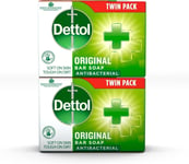 Dettol Antibacterial Original Bar Soap Twin Pack 100g