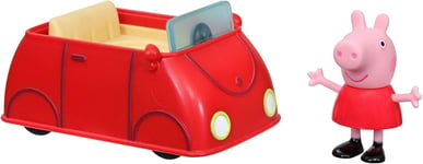 Peppa Pig F22125X1 Peppas Adventures Vehicles Little Red Car Toy with Figure, A