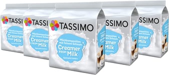 Tassimo Milk Creamer Pods X16 (Pack of 5, Total 80 Drinks)