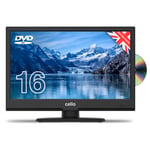 Cello ZSF0261 16" inch Full HD LED TV built in DVD Freeview HD Built in satellite receiver Made In The UK