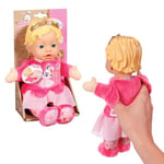 BABY born Princess for Babies 834688 - 26cm Soft Body Hand Puppet Doll with Soft Vinyl Head - Fully Hand Washable Body - Suitable for Newborn Babies