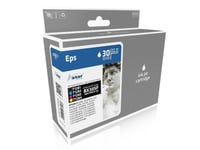 Astar As46128, Pigmentbaserat Bläck, Svart, Cyan, Magenta, Gul, Epson, Multi Pack, Epson Stylus S22, Sx125, Sx230, Sx235w, Sx420w, Sx425w, Sx430w, Sx435w, Sx438w, Sx440w, Sx445w ..., 7 Ml