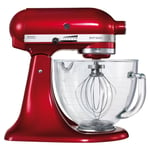 kitchenaid 5KSM156BCA Artisan 4.8L Capacity Stand Mixer with 300W in Cherry Red