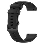 Compatible For Garmin Forerunner 745 Replacement Band, AWADUO Replacement Silicone Wrist Strap Band For Garmin Forerunner 745 With QuickFit, Soft And Durable(Silicone Black)