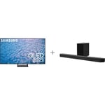 Samsung Q70C 55" 4K QLED TV + HW-Q700D 3.1.2 Dolby Atmos Soundbar -tuotepaketti