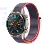 Huawei Watch GT / Watch 2 Pro / Watch Magic 22mm klockband av nylon - Röd