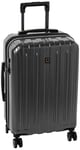 Delsey Luggage Helium Titanium Carry-On EXP Spinner Trolley Metallic, Graphite, One Size