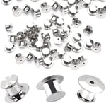 10st Låsstift Baksida Låsstift Keeper Spänne Metal Pin Backi