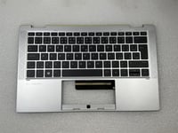 For HP EliteBook x360 1030 G8 M45822-FL1 Czech Slovakia Palmrest Keyboard NEW