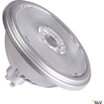 QPAR111 GU10, LED-ljuskälla silver 12,5W 3000K CRI90 30°