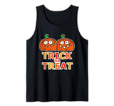 Trick Or Treat Costume Funny Halloween Costumes Kids Pumpkin Tank Top