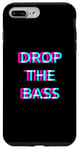 Coque pour iPhone 7 Plus/8 Plus Drop The Bass Techno EDM Music Festival Raver Dance Rave