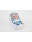 Tiny Treasures Doll with blond hair and blue outfit
