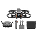 DJI Avata 2 Fly More Combo (3 Batteries), FPV Drone with Camera 4K, Immersive Experience, One-Push Acrobatics, Built-in Propeller Guard, 155° FOV, Camera Drone with Goggles 3 and RC Motion 3