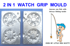 2 IN 1 WATCH GRIP MOULD 165g+205g FOR SEA SURF RIVER CARP FISHING LEADS WEIGHTS
