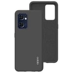 Genuine OPPO Find X5 Lite Official Case, Liquid Silicone Shock-Absorbent - Black
