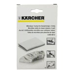 GENUINE KARCHER SC Pk 2 of Microfibre Cloths (6905921 6.905-921.0)