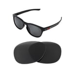 NEW POLARIZED BLACK REPLACEMENT LENS FOR OAKLEY MOONLIGHTER SUNGLASSES
