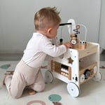 Table d'activité & trotteur bebe bois