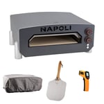 NAPOLI Pizzaugn 13” Elektrisk Med Spade & Termometer 785-002