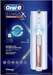 Oral-B Genius X Electric Toothbrush with 1 count (Pack of 1), Rose Gold 