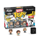 Funko Bitty POP! Friends and A Surprise Mystery Mini Figure - 0.9 Inch (2.2 Cm) Collectable - Stackable Display Shelf Included - Gift Idea - Party Bags Stocking - Cake Topper - Tiny Collectable