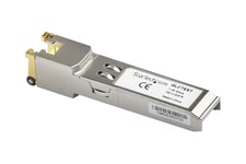 StarTech.com Cisco GLC-TE Compatible Module, 1000BASE-T Copper Industrial Gigabit Ethernet Transceiver, SFP to RJ45 Cat6/Cat5e 100m Extended Temp, Cisco Firepower, IE 2000, C9500, C2960 - Lifetime Warranty (GLCTEST) - SFP (mini-GBIC) transceiver modul - 1