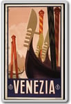 Venezia, Venice, Italy - Vintage Travel Fridge Magnet