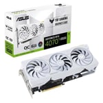 ASUS TUF Gaming GeForce RTX 4070 Ti SUPER White OC Edition 16GB - 16 Go GDDR6X - Dual HDMI/Tri DisplayPort - DLSS 3 - PCI Express (N