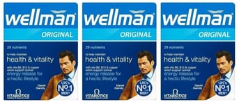 Vitabiotics Wellman Original  90 Tablets Men's Multi Vitamins