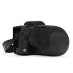 MegaGear cuir Camera Bag pour appareil photo Olympus OM-D E-M5 Compact System Mark II (Noir)
