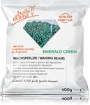 Bella Donna - Perles de cire « Emerald Green » pour une épilation sans bande sans douleur, formule souple et crémeuse, 400 g
