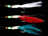 R.T. Rig6 Hokkai w/Flash and Mixed Feathers 3 #2 Silver Hook