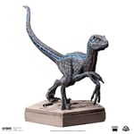 Jurassic World Icons Staty Velociraptor Blå 9 cm