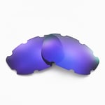 New Walleva Polarized Purple Vented Lenses For Oakley Split Jacket