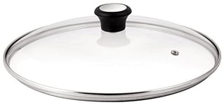 Tefal 28097812 Compatible Glass Lid, Steam Vent, 30 cm - Transparent