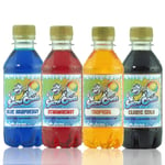 Slush Puppie|Slushie|Snow Cone Syrup|This Rainbow Pack Includes 4 x 250ml Bottles and Free Branded Sticker Pack |for use in Slush Puppy and All Other Leading Machines.
